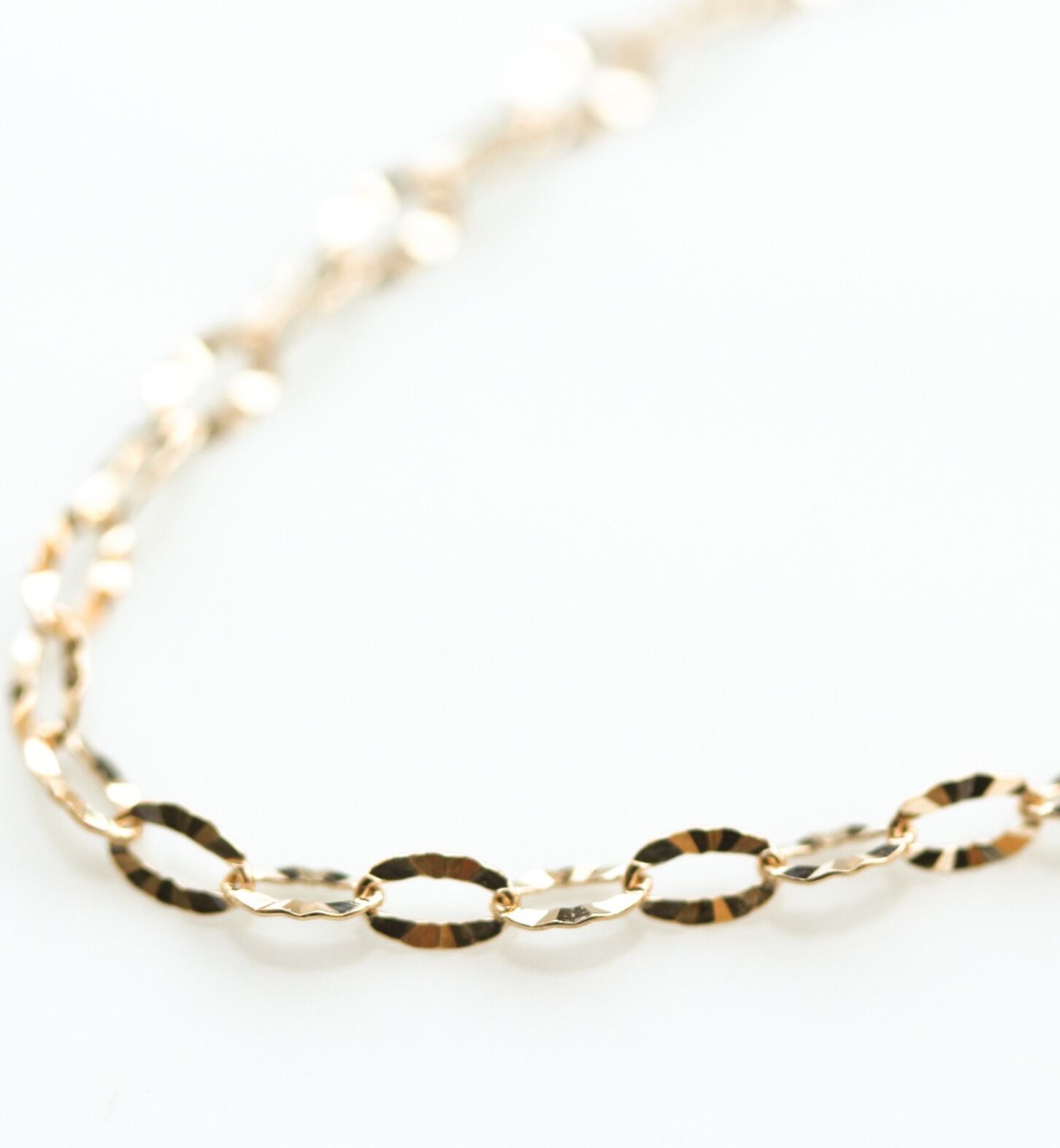  「ゴールド ルナ チェーン チョーカー 35cm | K10YG〈Web限定〉」|ネックレス|