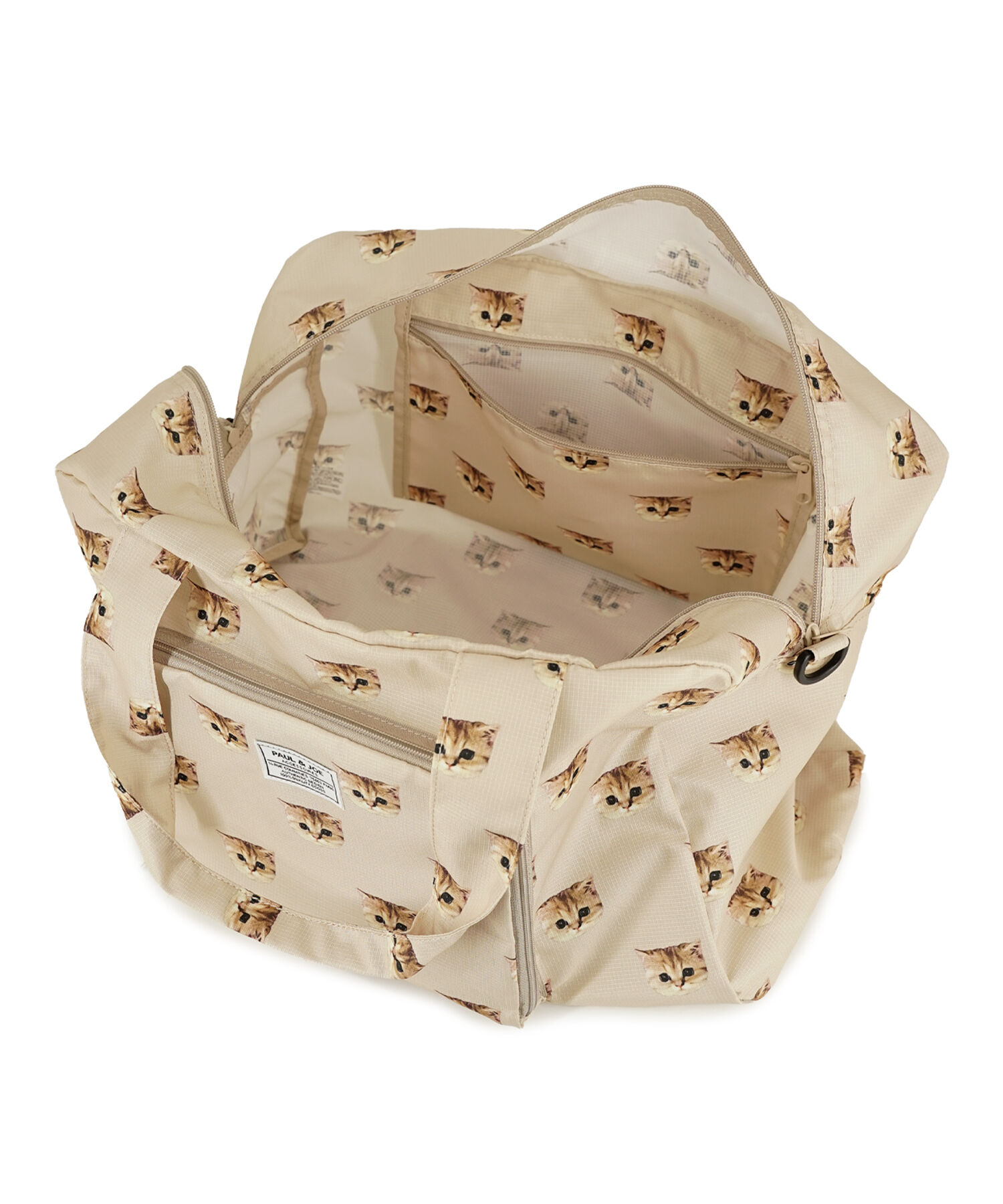 PAUL&JOE「折りたたみボストンバッグ／ヌネット／ＰＡＵＬ　＆　ＪＯＥ」|ボストンバッグ|