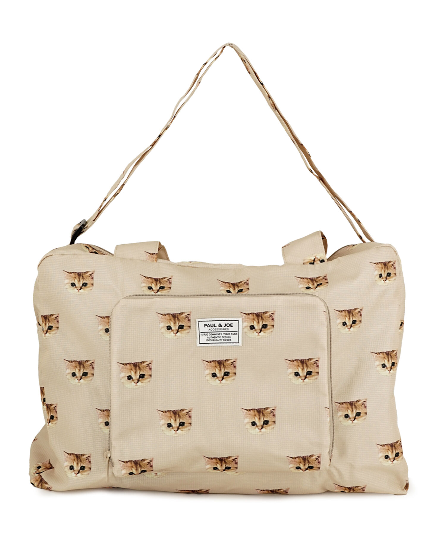 PAUL&JOE「折りたたみボストンバッグ／ヌネット／ＰＡＵＬ　＆　ＪＯＥ」|ボストンバッグ|