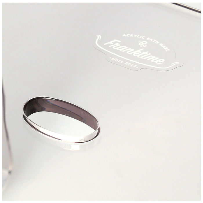 BACKYARD FAMILY「バスチェア クリア 通販 フランクタイム 風呂椅子 20cm 風呂イス お風呂 椅子 バスチェアー」|入浴剤・バスグッズ|