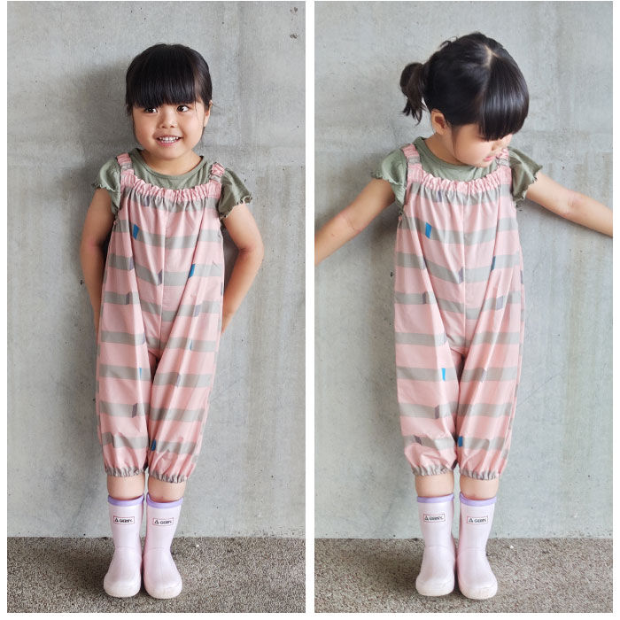 BACKYARD FAMILY「mikuni 三国 ジャンプスーツ ベビー 通販 プレイウェア プレイウエア 遊び着 お砂場着」|その他ベビーウェア|