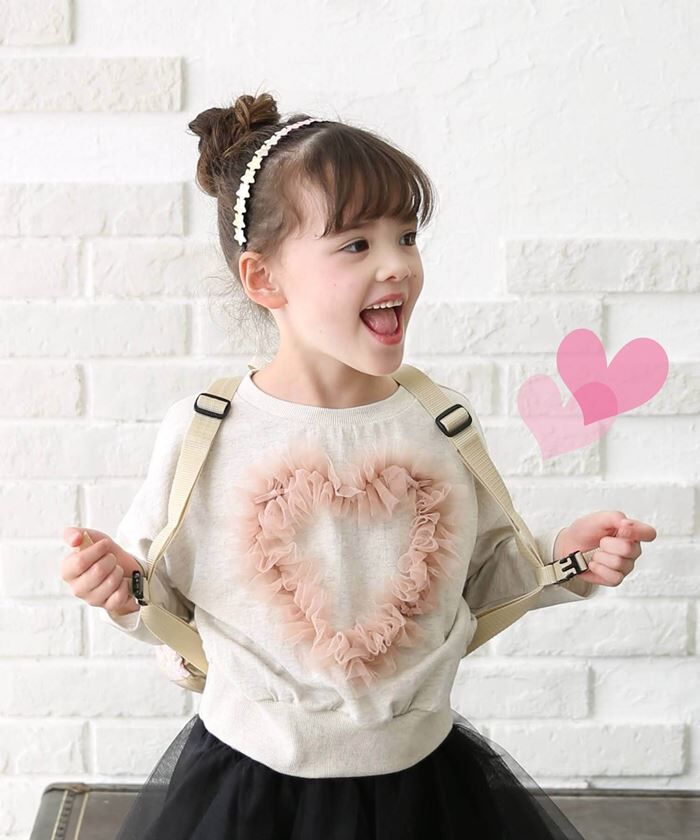 BACKYARD FAMILY「キッズ トレーナー 女の子 通販 スウェット 73032402 プルオーバー スエット 綿100%」|その他|