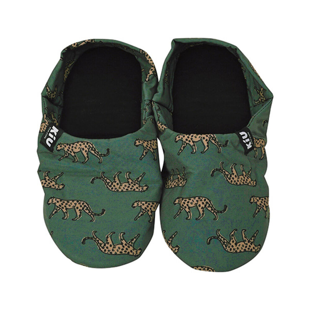 BACKYARD FAMILY「kiu ルームシューズ キウ K465 通販 スリッパ 携帯 かかとあり ルーム シューズ」|ルームシューズ|グリーン1