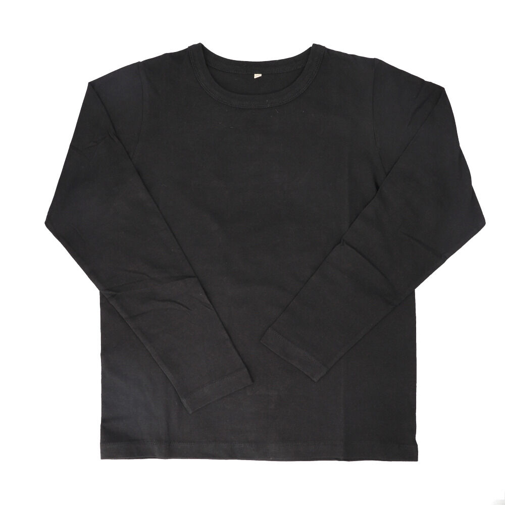 BACKYARD FAMILY「長袖 tシャツ レディース 綿100% 通販 PAGE ONE GCS0756 USAコットン」|Tシャツ・カットソー|ブラック1