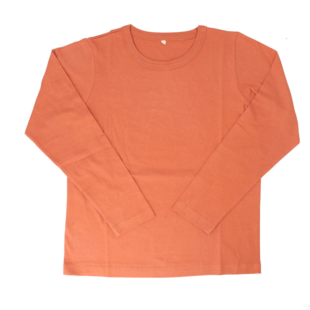 BACKYARD FAMILY「長袖 tシャツ レディース 綿100% 通販 PAGE ONE GCS0756 USAコットン」|Tシャツ・カットソー|オレンジ1