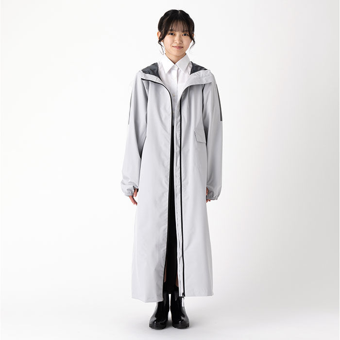 BACKYARD FAMILY「学生用 サイクルレインコート 通販 自転車 自転車用 レインウェア カッパ かっぱ ヘルメット対応」|レインコート|