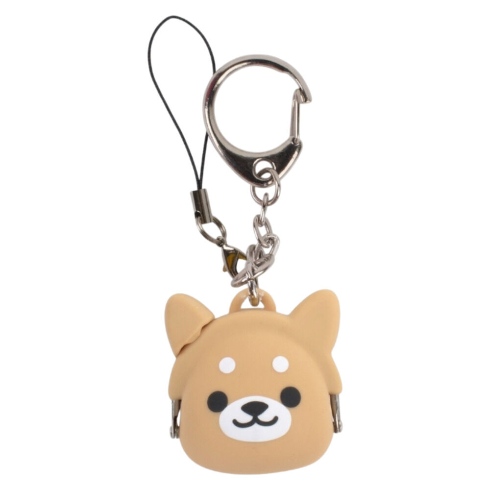 BACKYARD FAMILY「小物入れ キーホルダー 通販 ミニ コインケース ストラップ 小銭入れ がま口 ポーチ 小さい」|チャーム・キーホルダー|ブラウン1