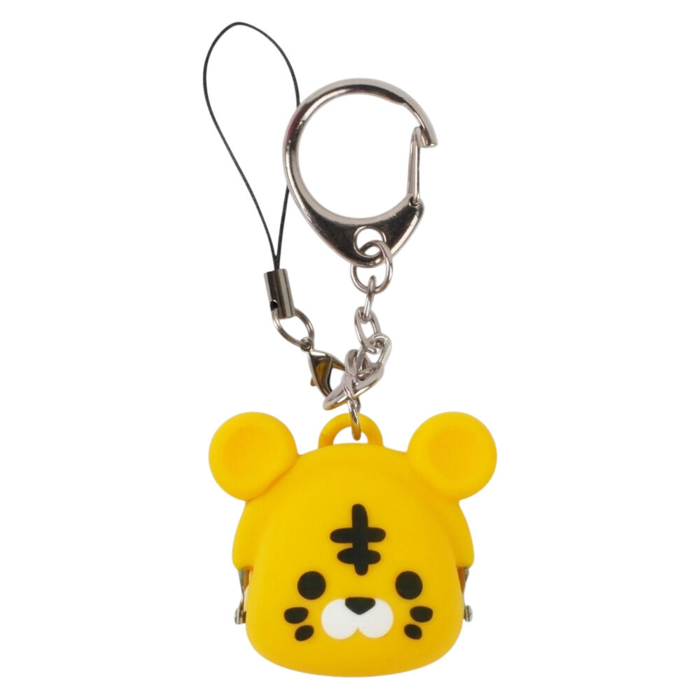 BACKYARD FAMILY「小物入れ キーホルダー 通販 ミニ コインケース ストラップ 小銭入れ がま口 ポーチ 小さい」|チャーム・キーホルダー|イエロー1