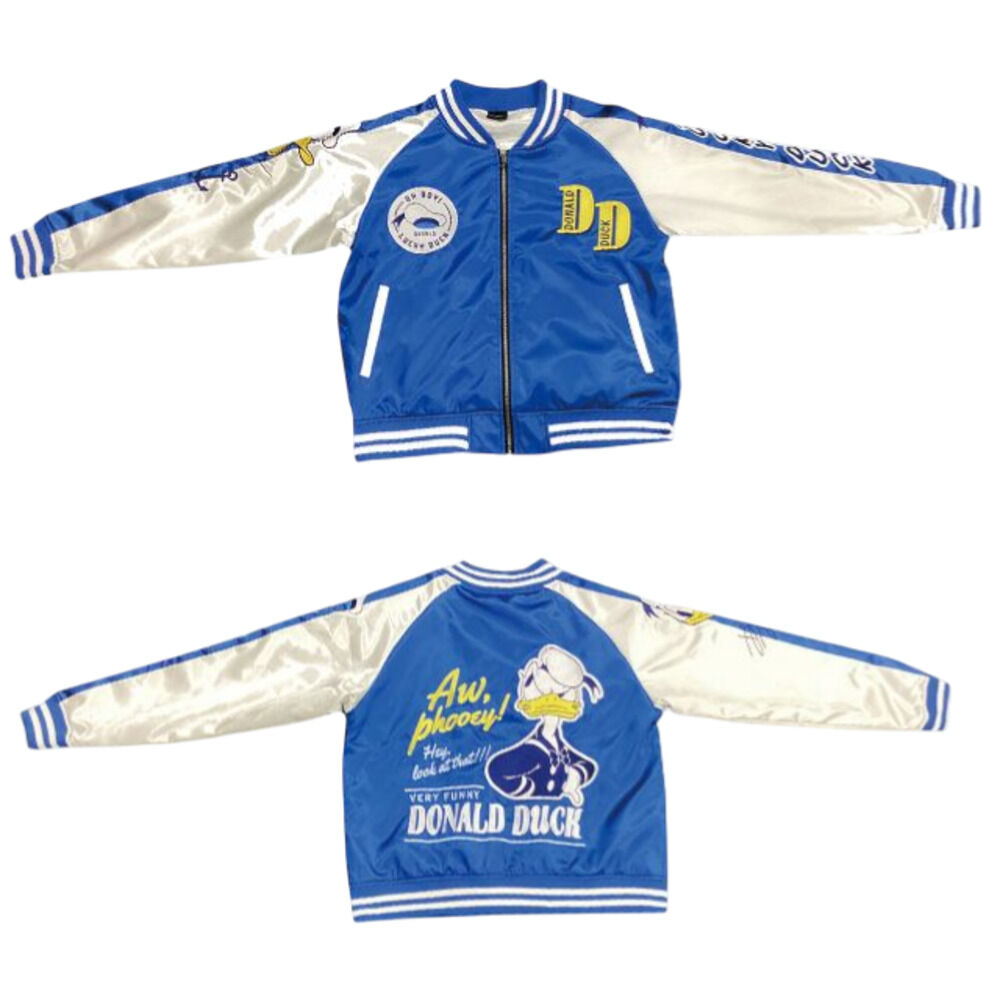 BACKYARD FAMILY「スカジャン キャラジャン 通販 ブルゾン ジャケット スタジャン 上着 刺繍スカジャン アウター」|その他|ブルー1