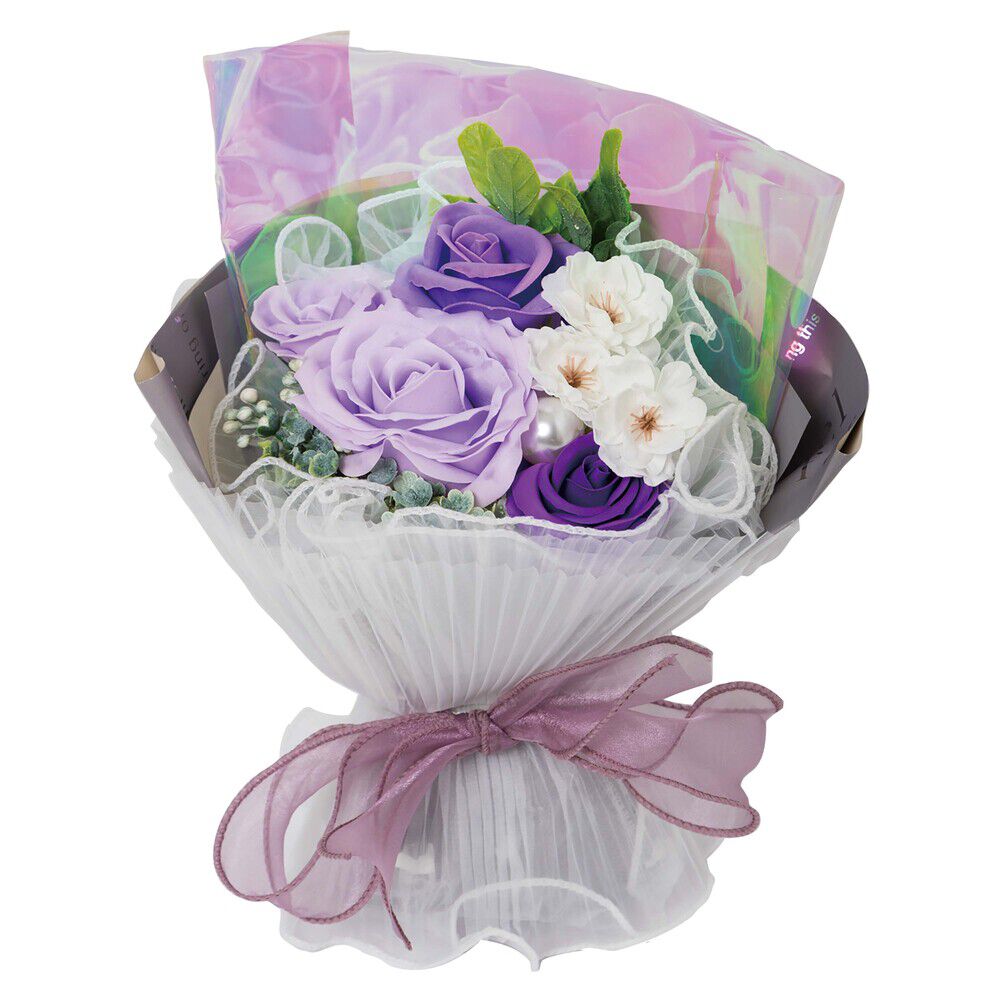 BACKYARD FAMILY「HillTop ヒルトップ ブーケ ミニ ミニブーケ 通販 プリザーブドフラワー ソープフラワー」|その他|パープル1