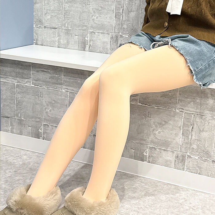 BACKYARD FAMILY「フェイクタイツ 裏起毛 肌色 通販 フェイク タイツ ストッキング風 ベージュ 肌色のタイツ」|その他|