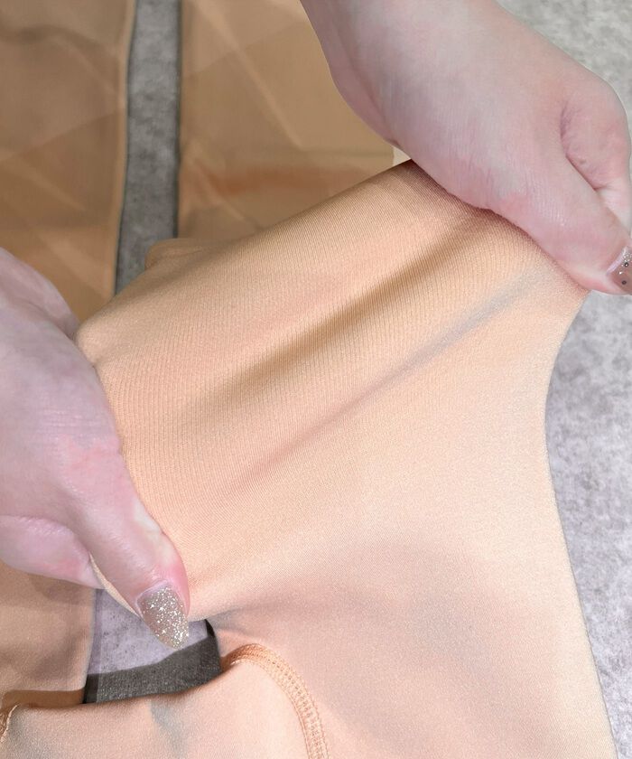 BACKYARD FAMILY「フェイクタイツ 裏起毛 肌色 通販 フェイク タイツ ストッキング風 ベージュ 肌色のタイツ」|その他|