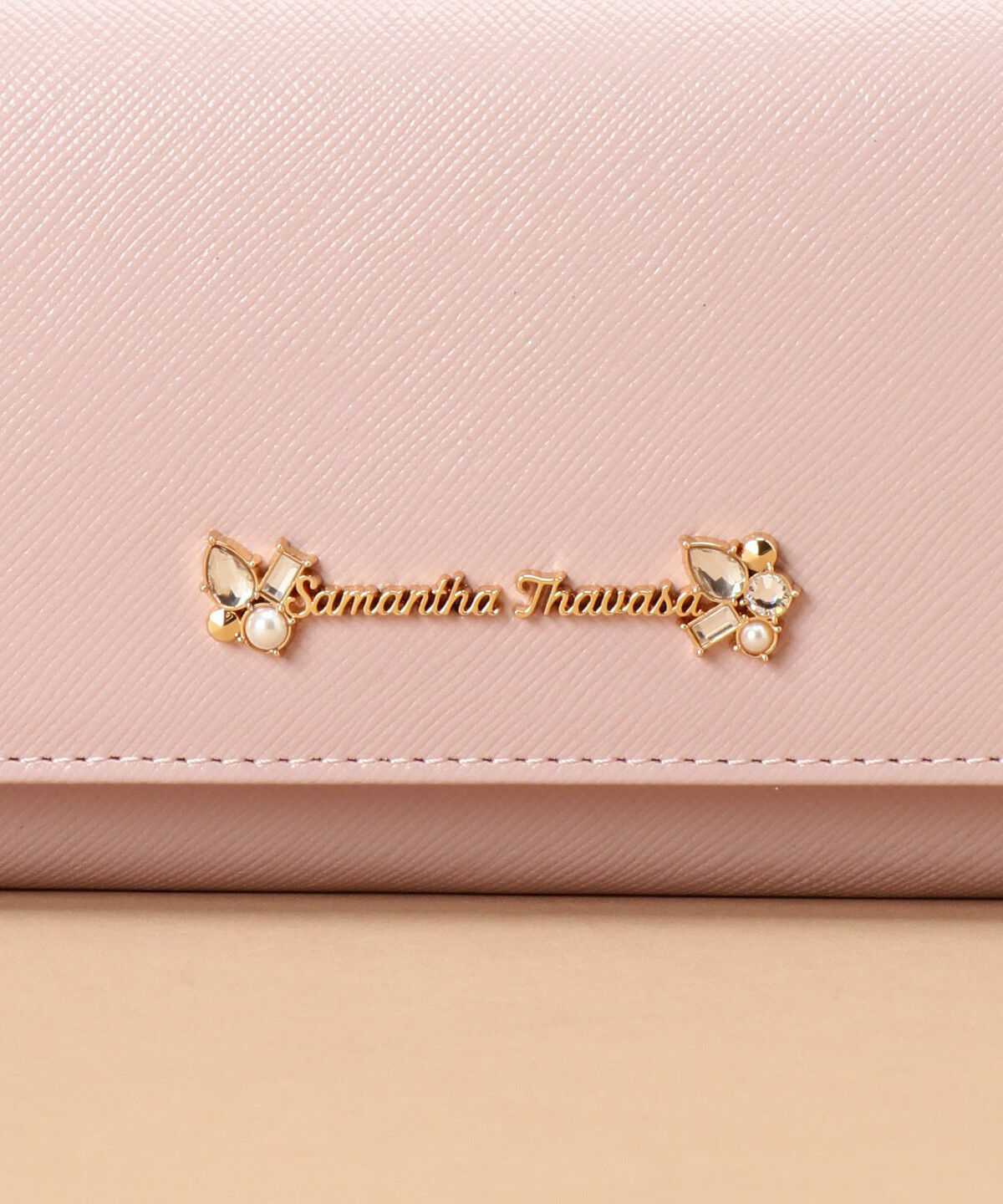 Samantha Thavasa「ラメレザービジュー 長財布」|財布|