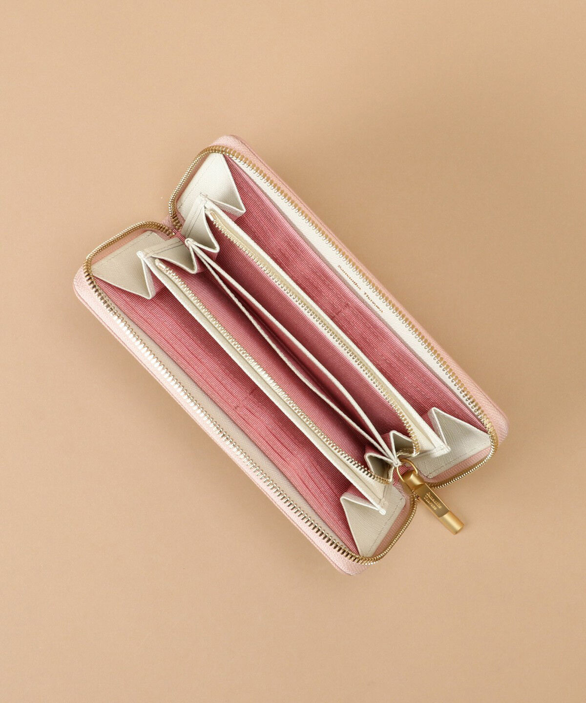 Samantha Thavasa「Pomme d'espoir ポムディスポワール バイカラーラウンドジップ長財布」|財布|