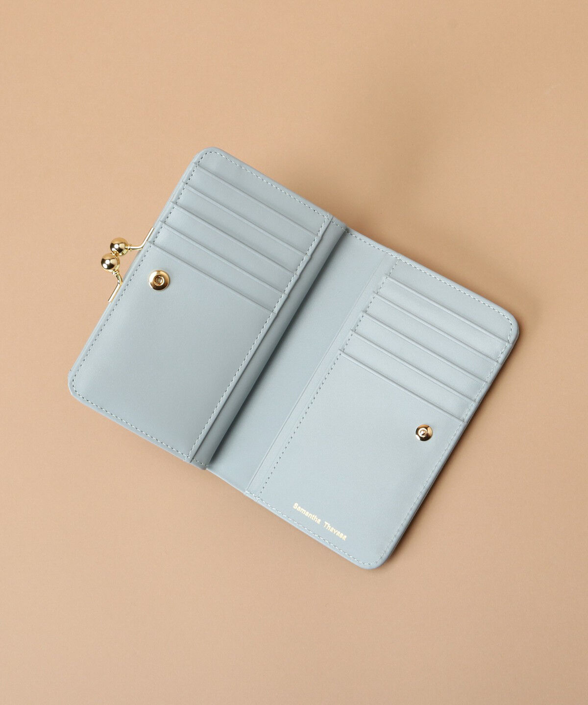 Samantha Thavasa「ラメレザービジュー 口金折財布」|財布|