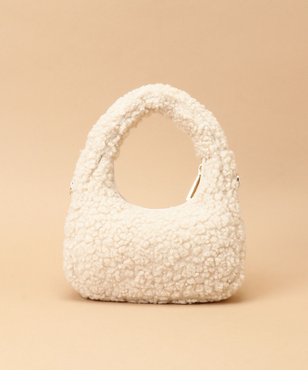 Samantha Thavasa「カールファー ハーフムーンバッグ」|ハンドバッグ|