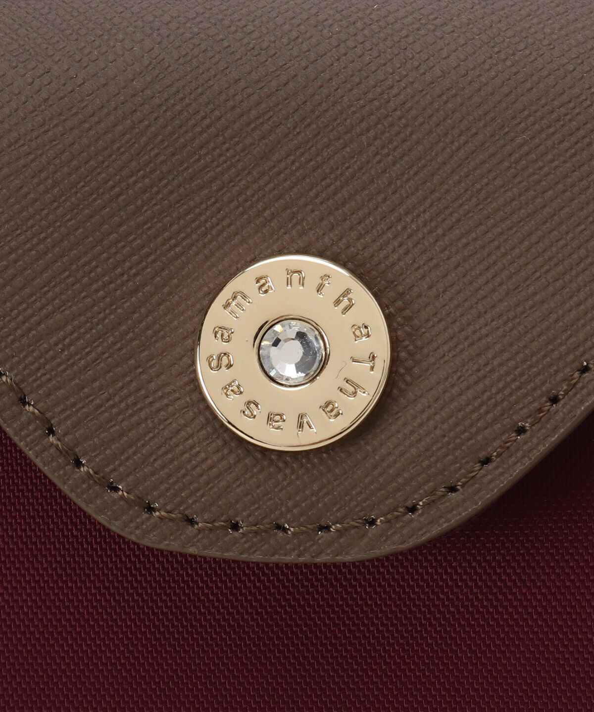 Samantha Thavasa「ナイロン&times;スプリットレザー カジュアルハンドバッグ」|ハンドバッグ|