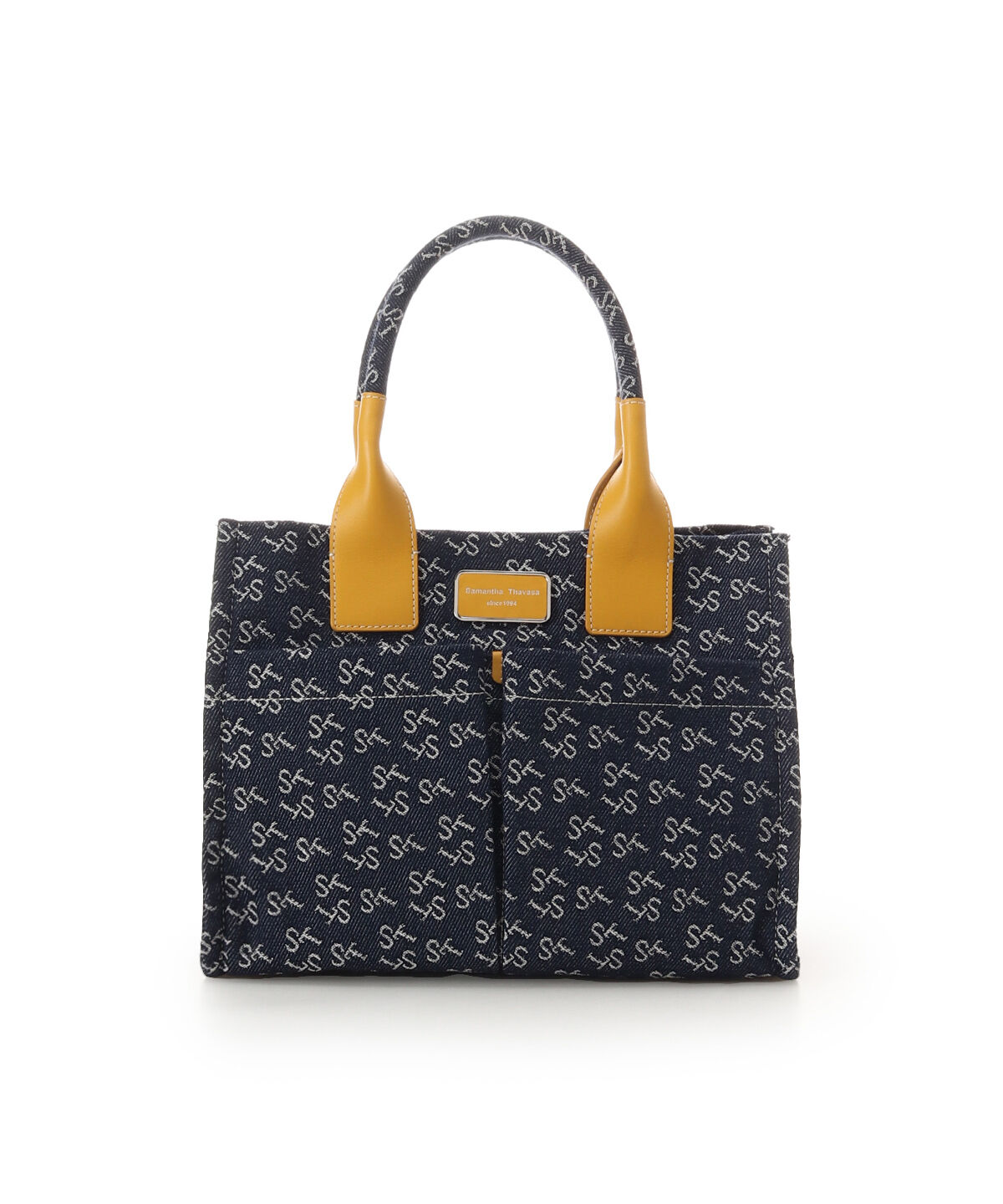 Samantha Thavasa「Denim ST Jacquard Ⅱ ハンドバッグ」|ハンドバッグ|イエロー