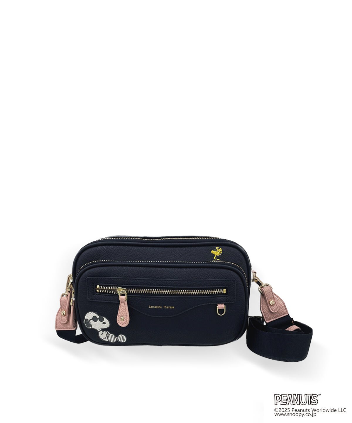 Samantha Thavasa「「スヌーピー」コレクション ショルダーバッグ」|ショルダー・メッセンジャー|ネイビー