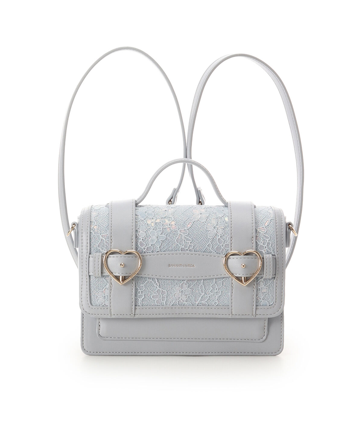 Samantha Vega「レースハートベルトサッチェルショルダーバッグ」|ショルダー・メッセンジャー|