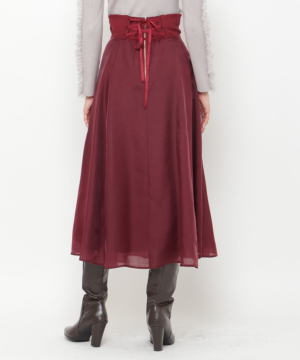 アンドクチュール「アシメシアーラッフルスカート」|フレア|