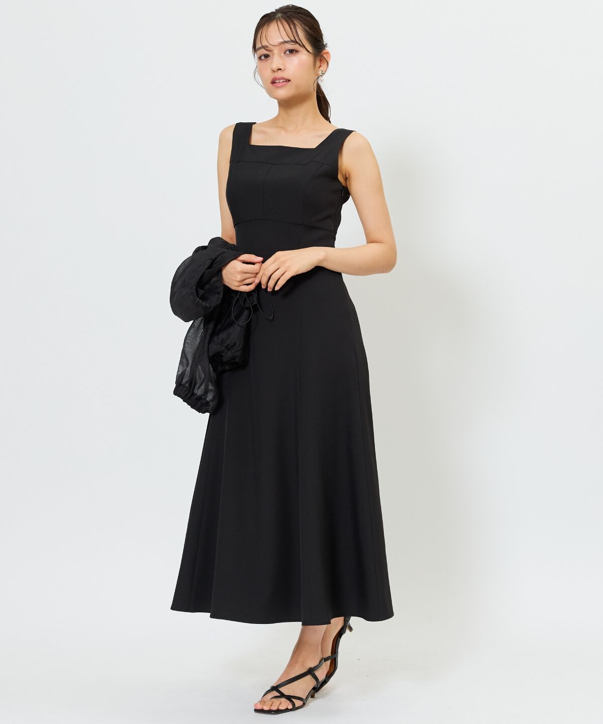 アンドクチュール「シアーシャツ＆ワンピースSET」|ワンピース|