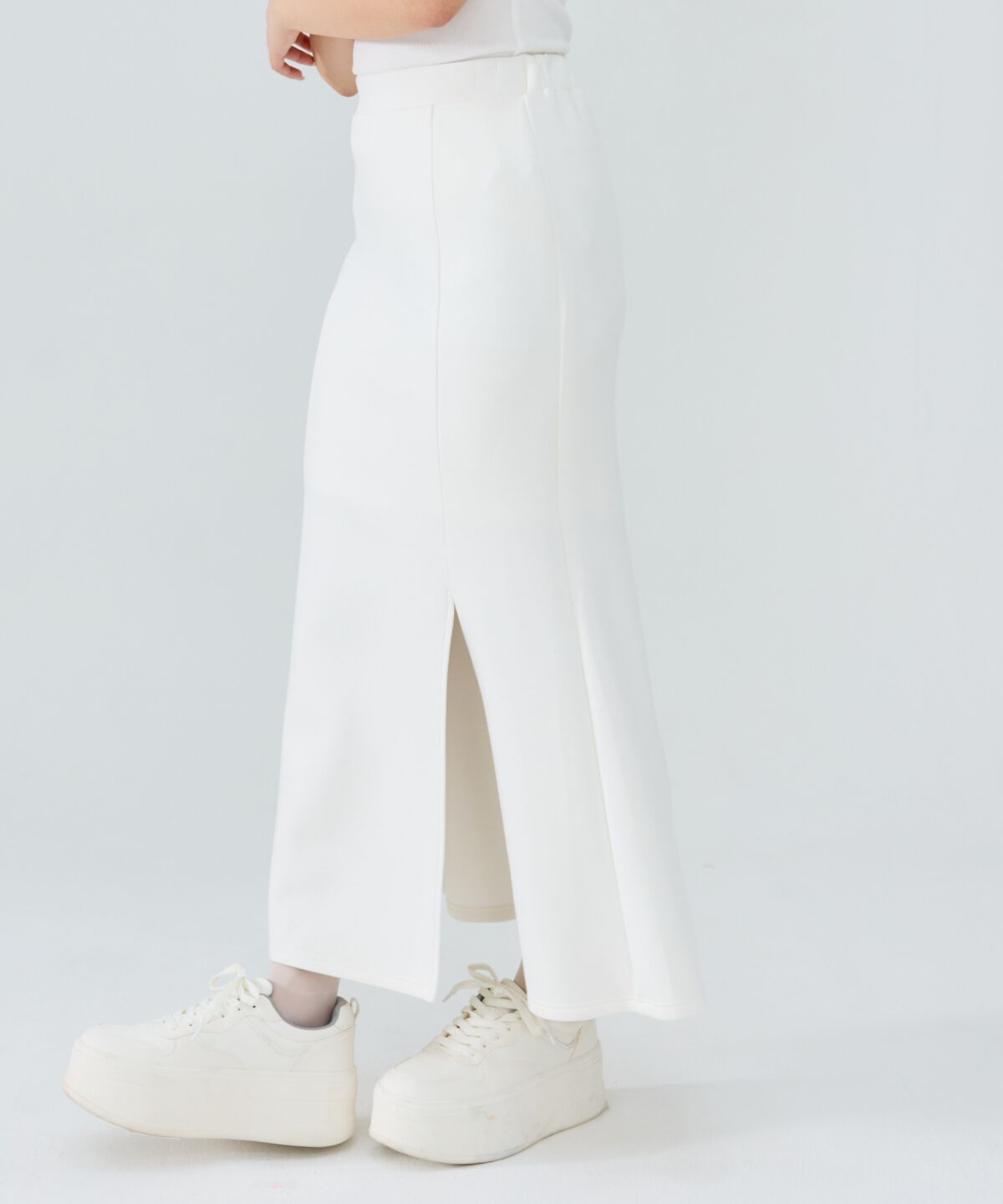 REDYAZEL「ダンボールマーメイドロングスカート」|フレア|