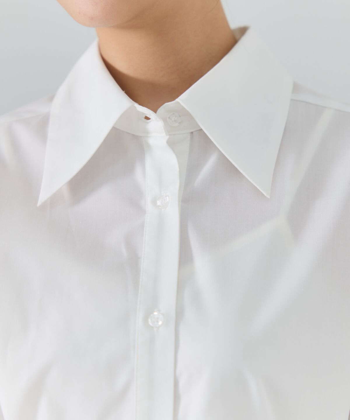 REDYAZEL「カットオフフリルリボンシャツ」|シャツ・ブラウス|