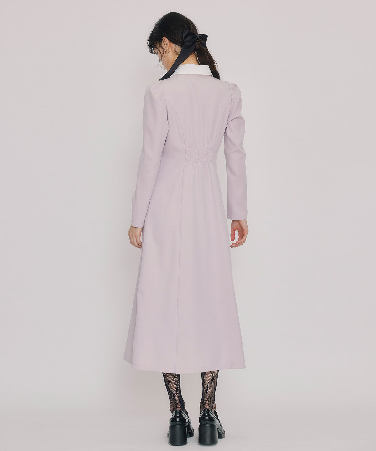 REDYAZEL「フロントZIPバイカラーロングワンピース」|ワンピース|