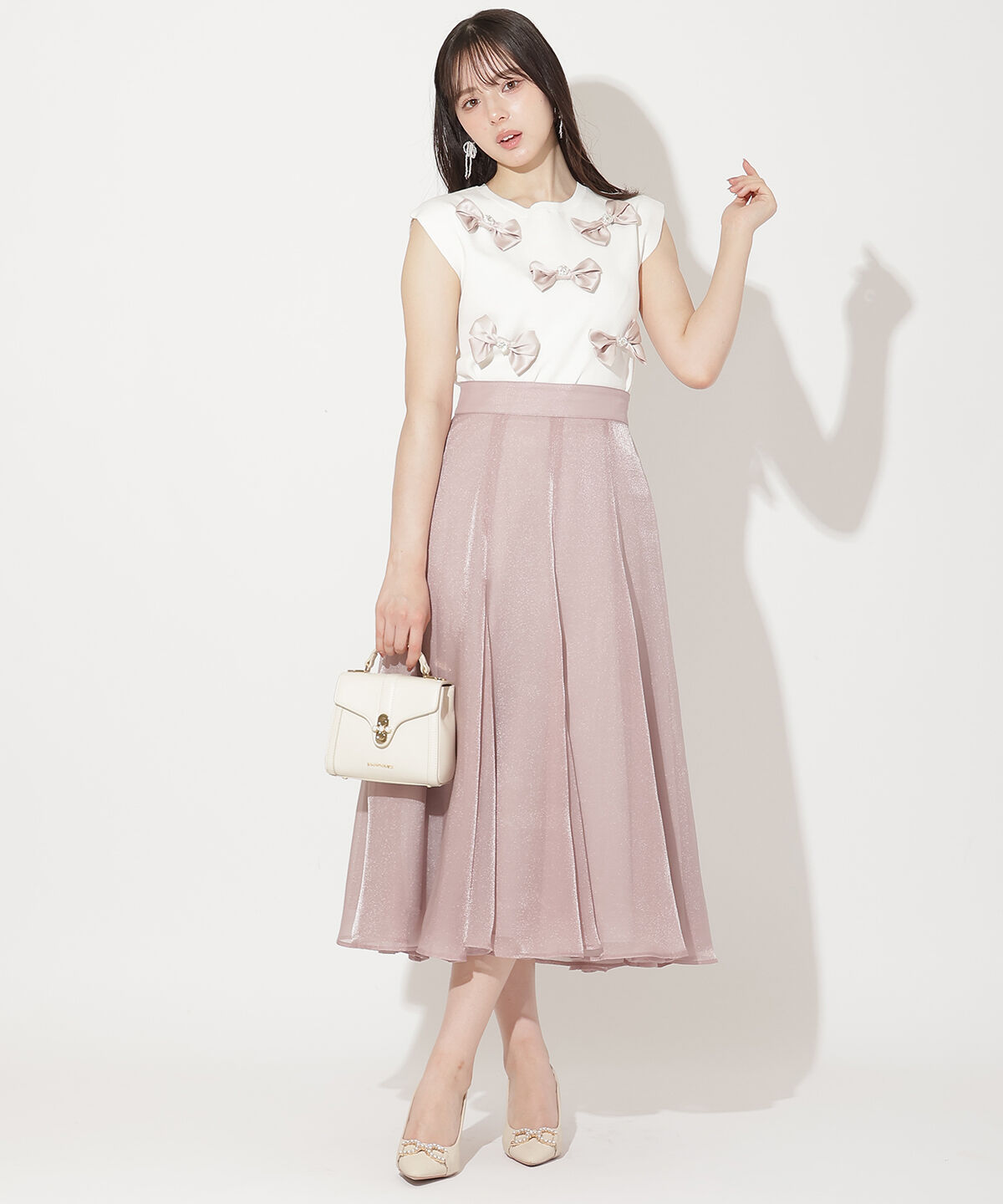 WILLSELECTION「ランダムサテンリボンプルオーバー」|Tシャツ・カットソー|