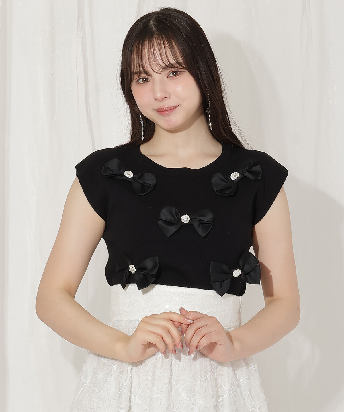 WILLSELECTION「ランダムサテンリボンプルオーバー」|Tシャツ・カットソー|