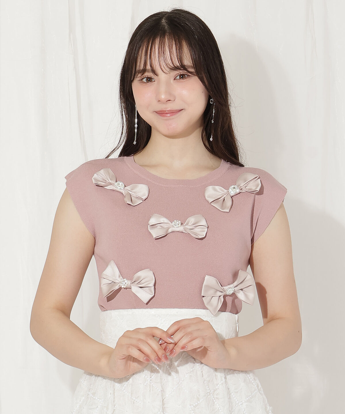 WILLSELECTION「ランダムサテンリボンプルオーバー」|Tシャツ・カットソー|