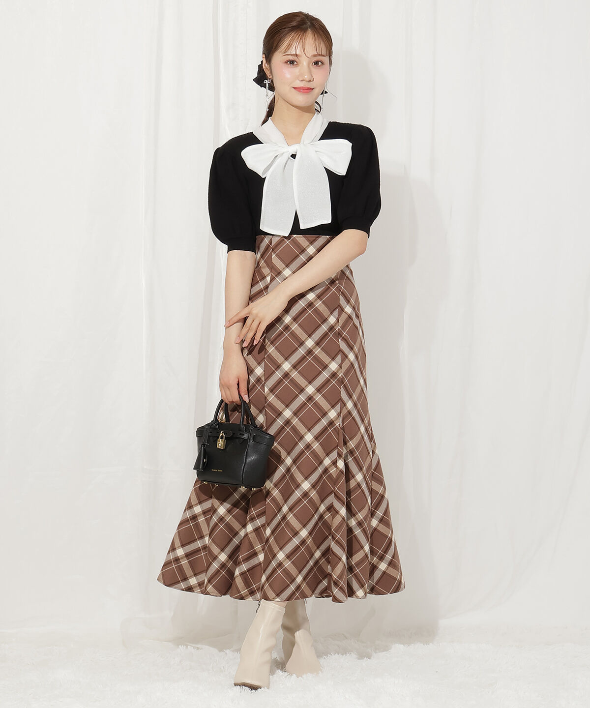 WILLSELECTION「シアーリボンパフニット」|ニット・セーター|