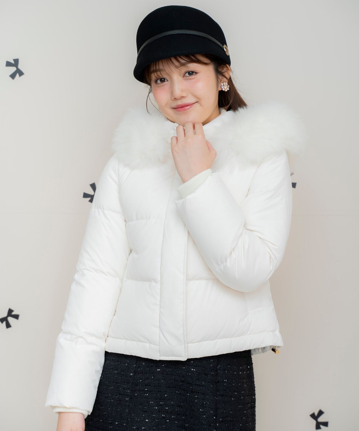 WILLSELECTION「FOXファー付きショートダウン」|ダウン|