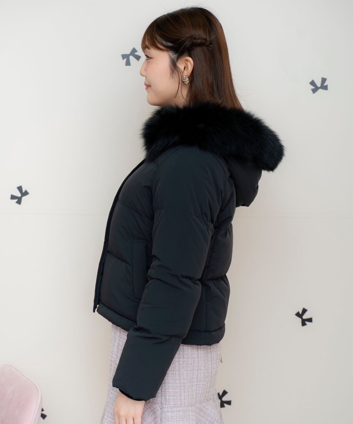 WILLSELECTION「FOXファー付きショートダウン」|ダウン|