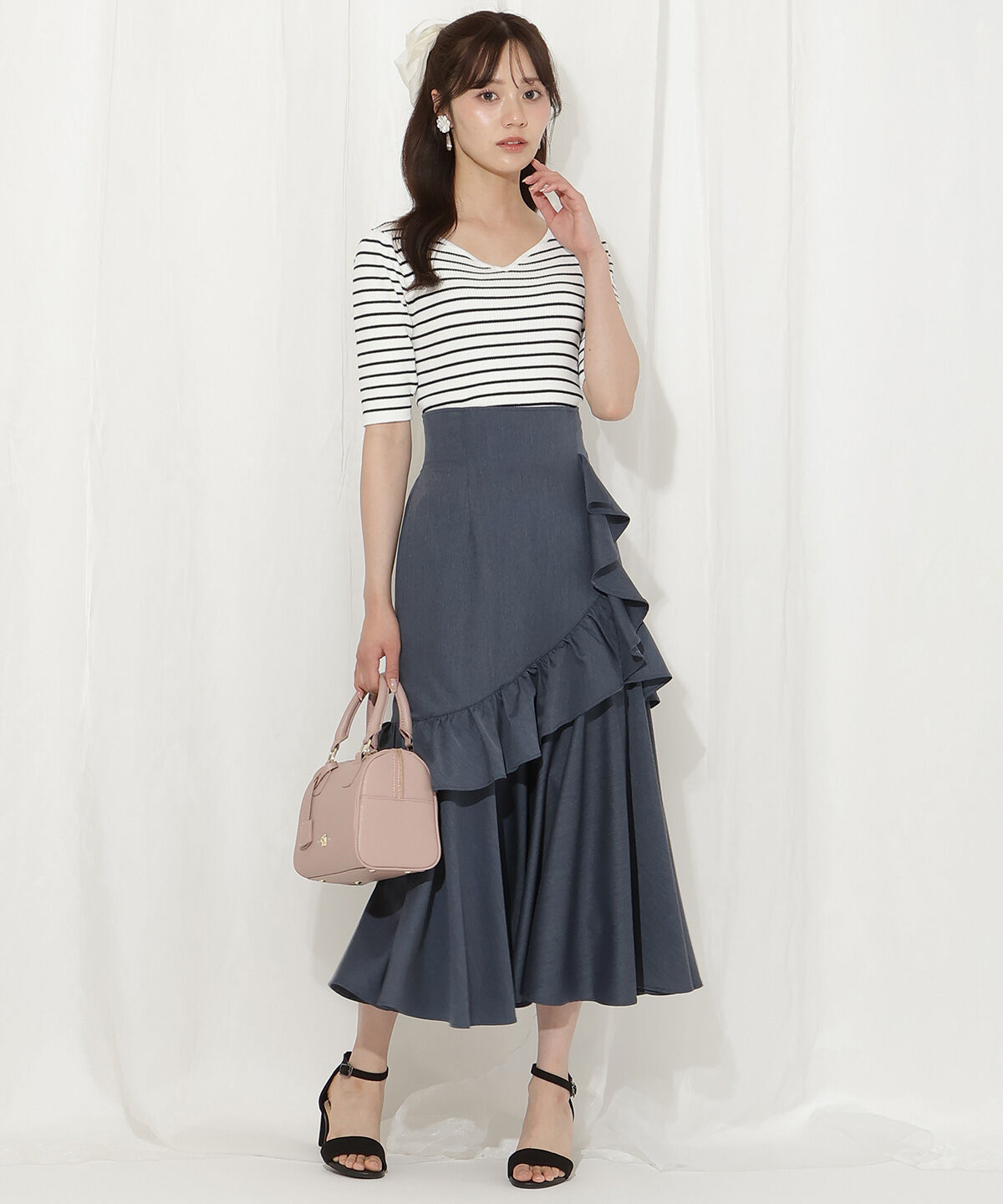 WILLSELECTION「ハートネックニットプルオーバー」|ニット・セーター|