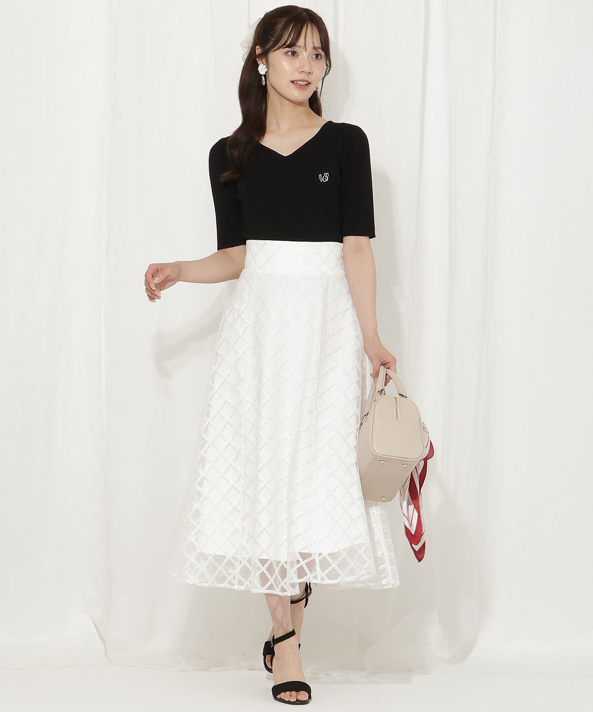 WILLSELECTION「ハートネックニットプルオーバー」|ニット・セーター|