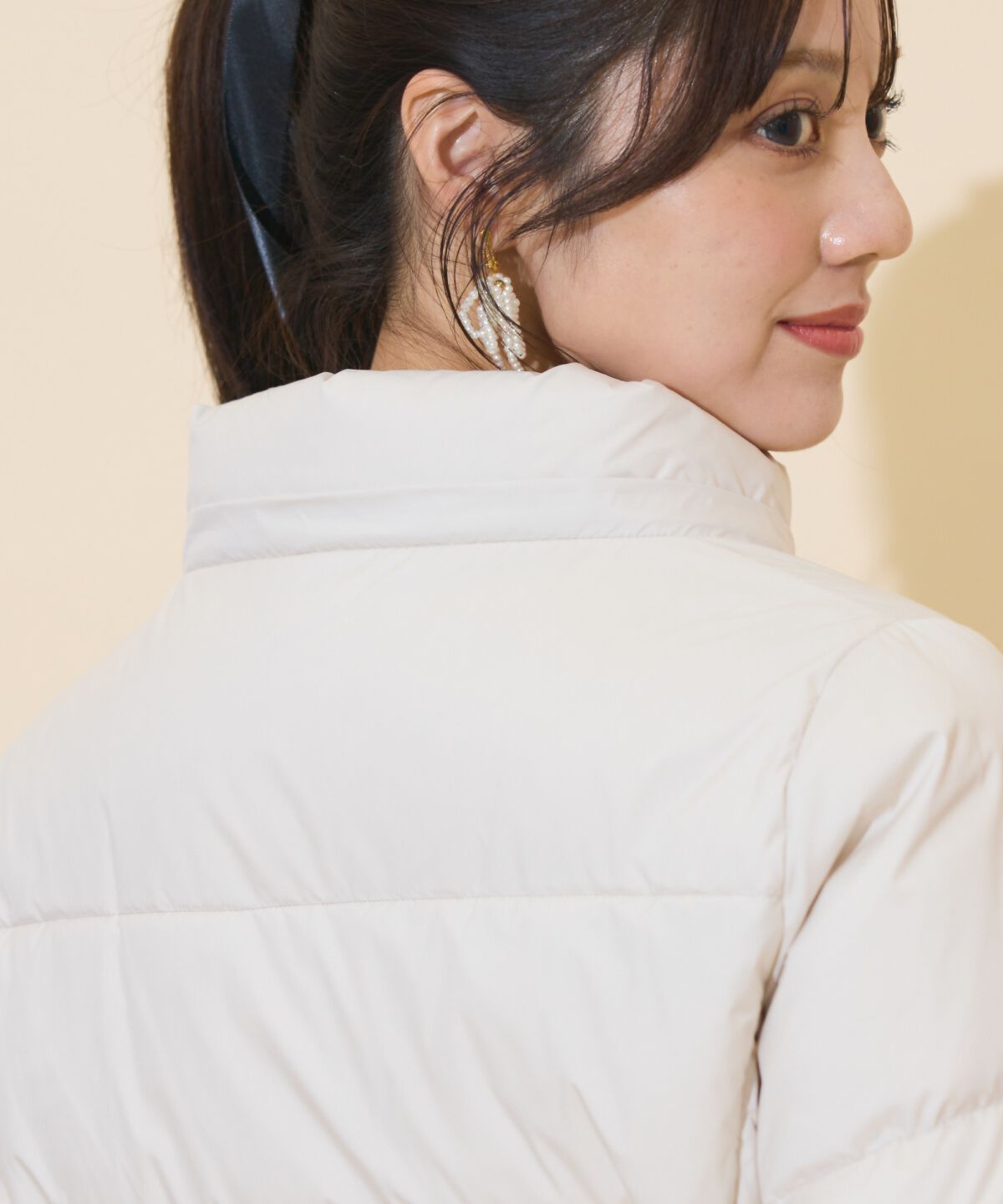 WILLSELECTION「ファー付きショートダウン」|ダウン|