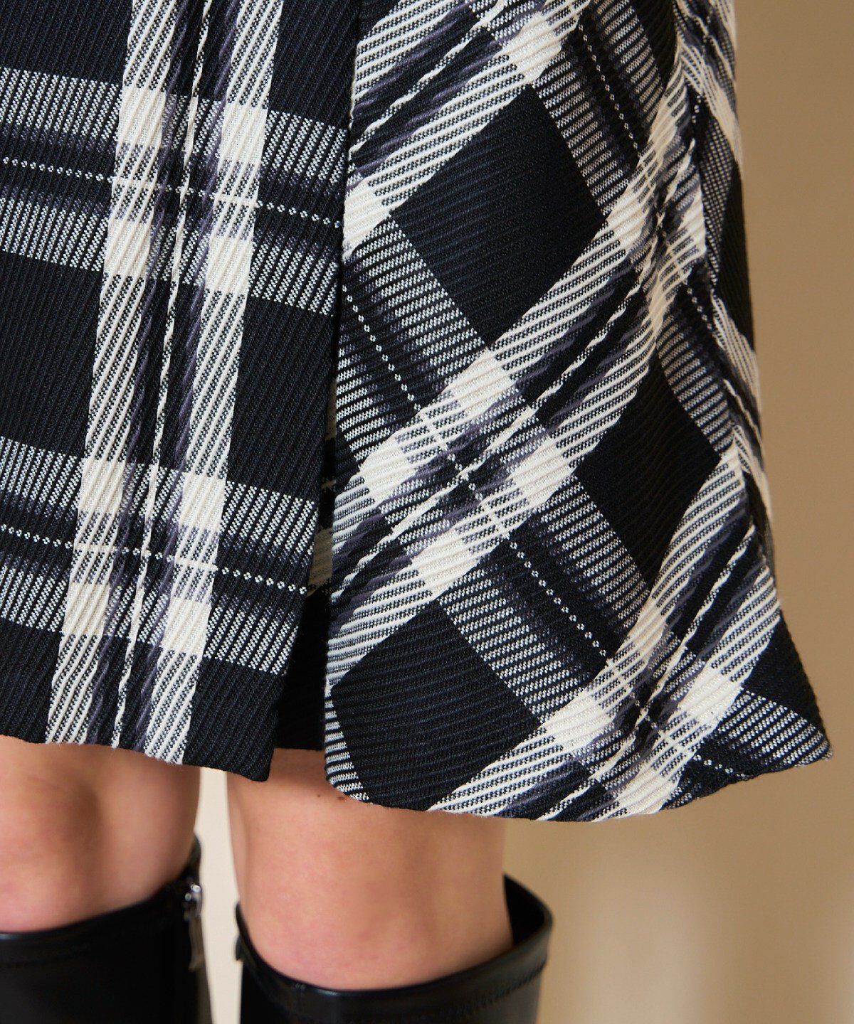 WILLSELECTION「ボックスタックミニスカート」|台形|