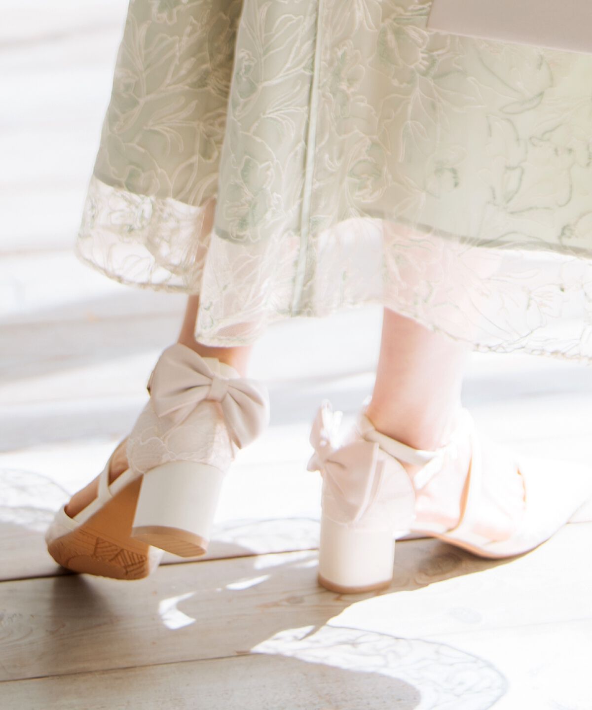 WILLSELECTION「バックリボンレースパンプス」|パンプス|