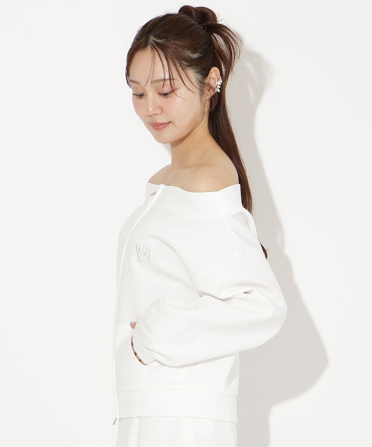 WILLSELECTION「ダブルZIPオフショルスウェットトップス」|その他|