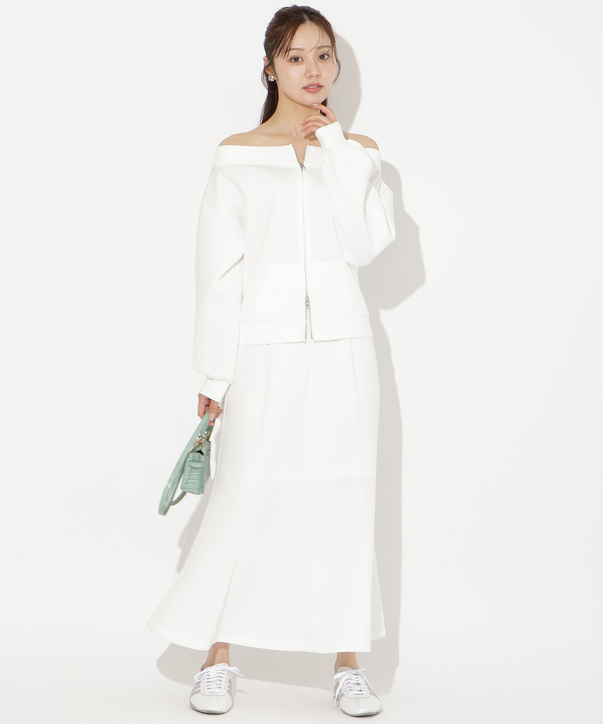 WILLSELECTION「ダブルZIPオフショルスウェットトップス」|その他|