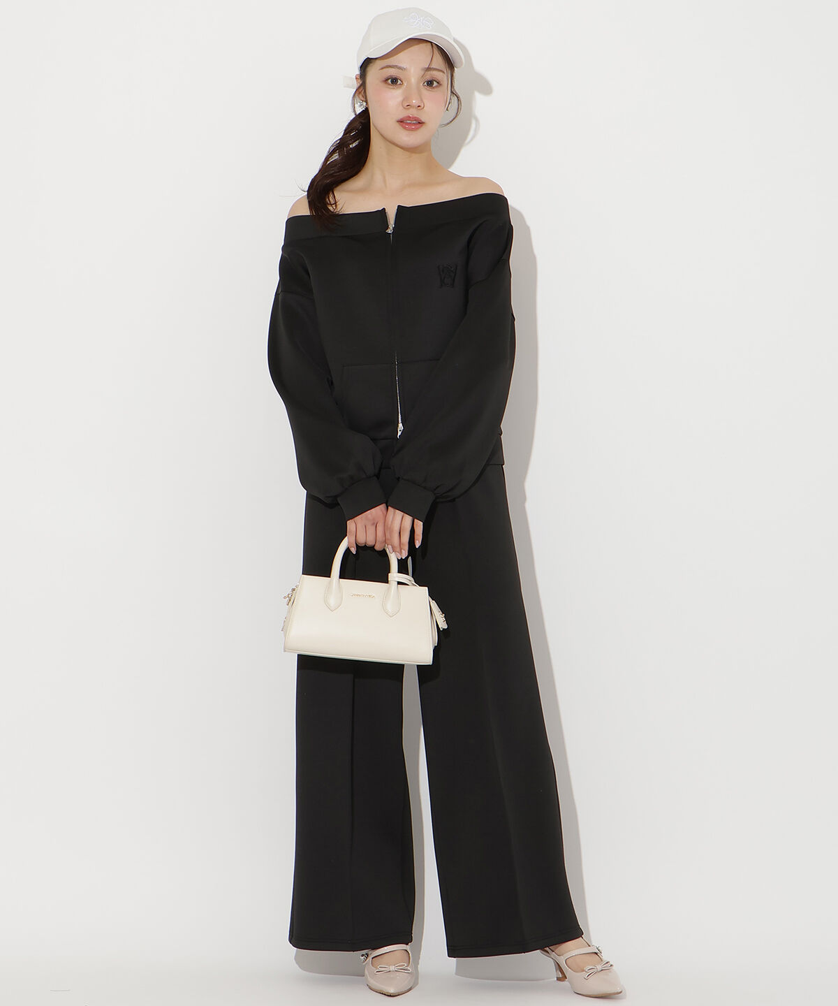 WILLSELECTION「ダブルZIPオフショルスウェットトップス」|その他|