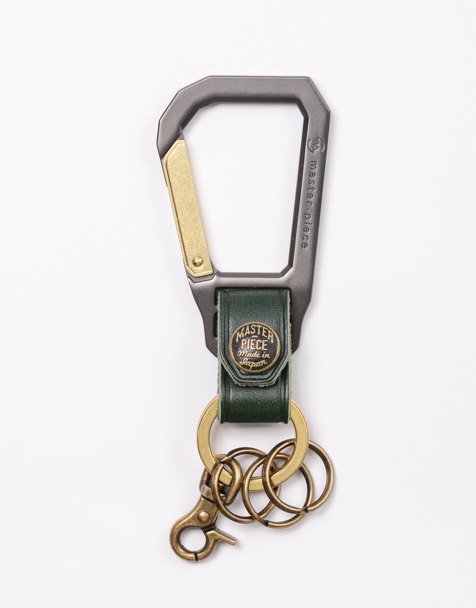 master-piece「CARABINER キーホルダー」|チャーム・キーホルダー|グリーン