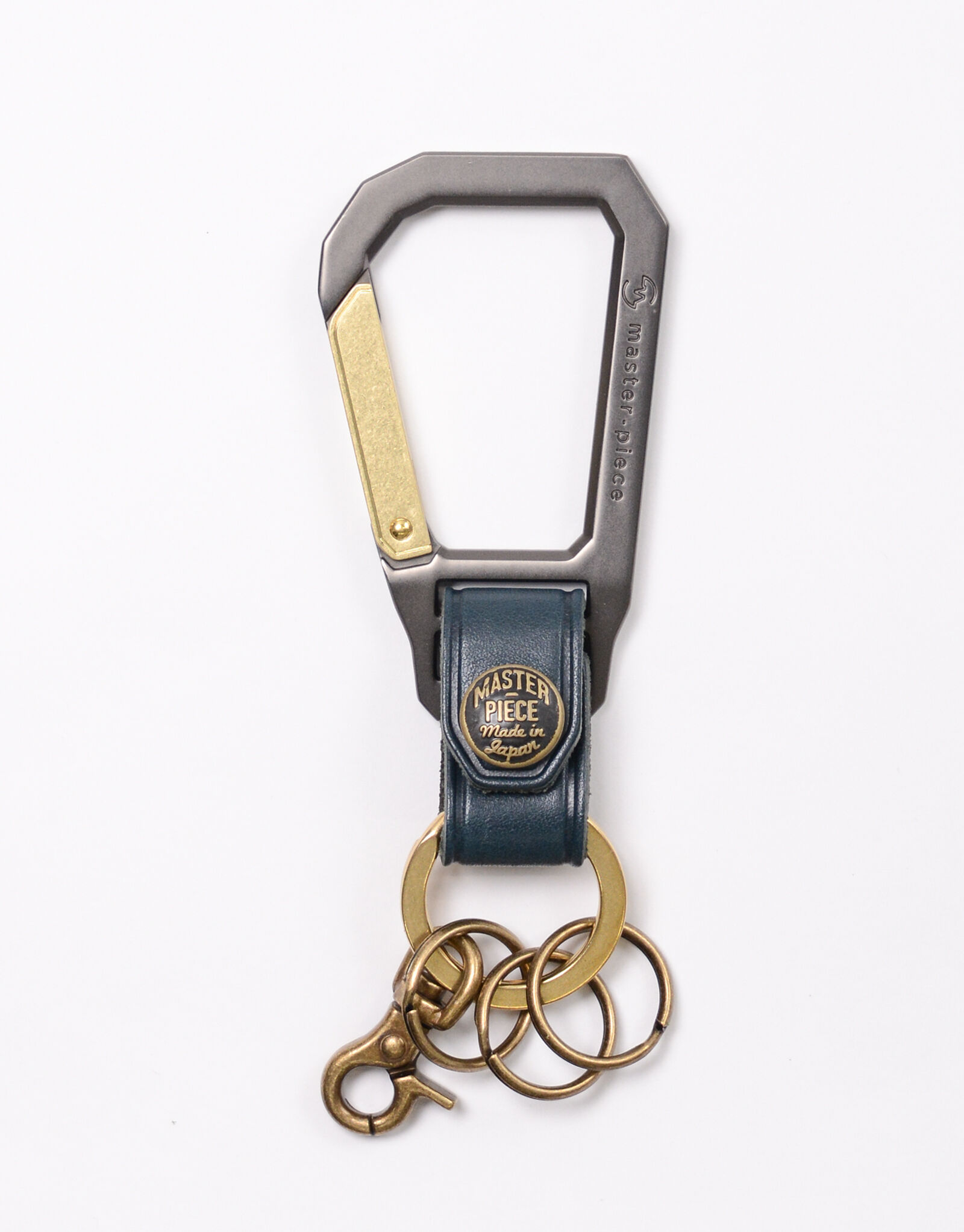 master-piece「CARABINER キーホルダー」|チャーム・キーホルダー|ネイビー
