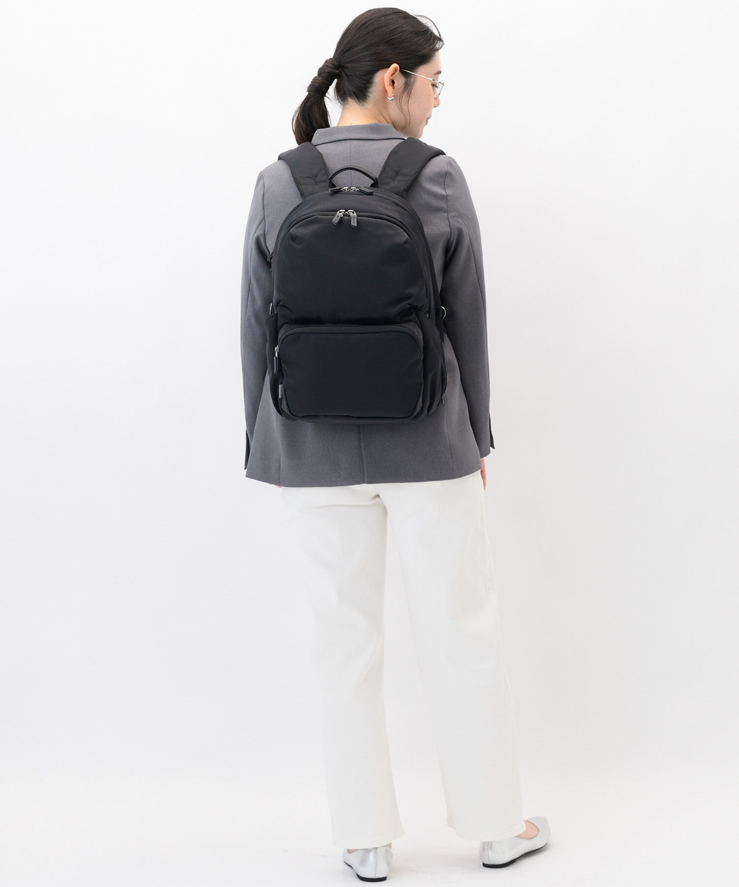  「W&.Day/Night ポッケスアプト ラウンドリュック A4サイズ 14.0インチPC収納 20221」|リュック|