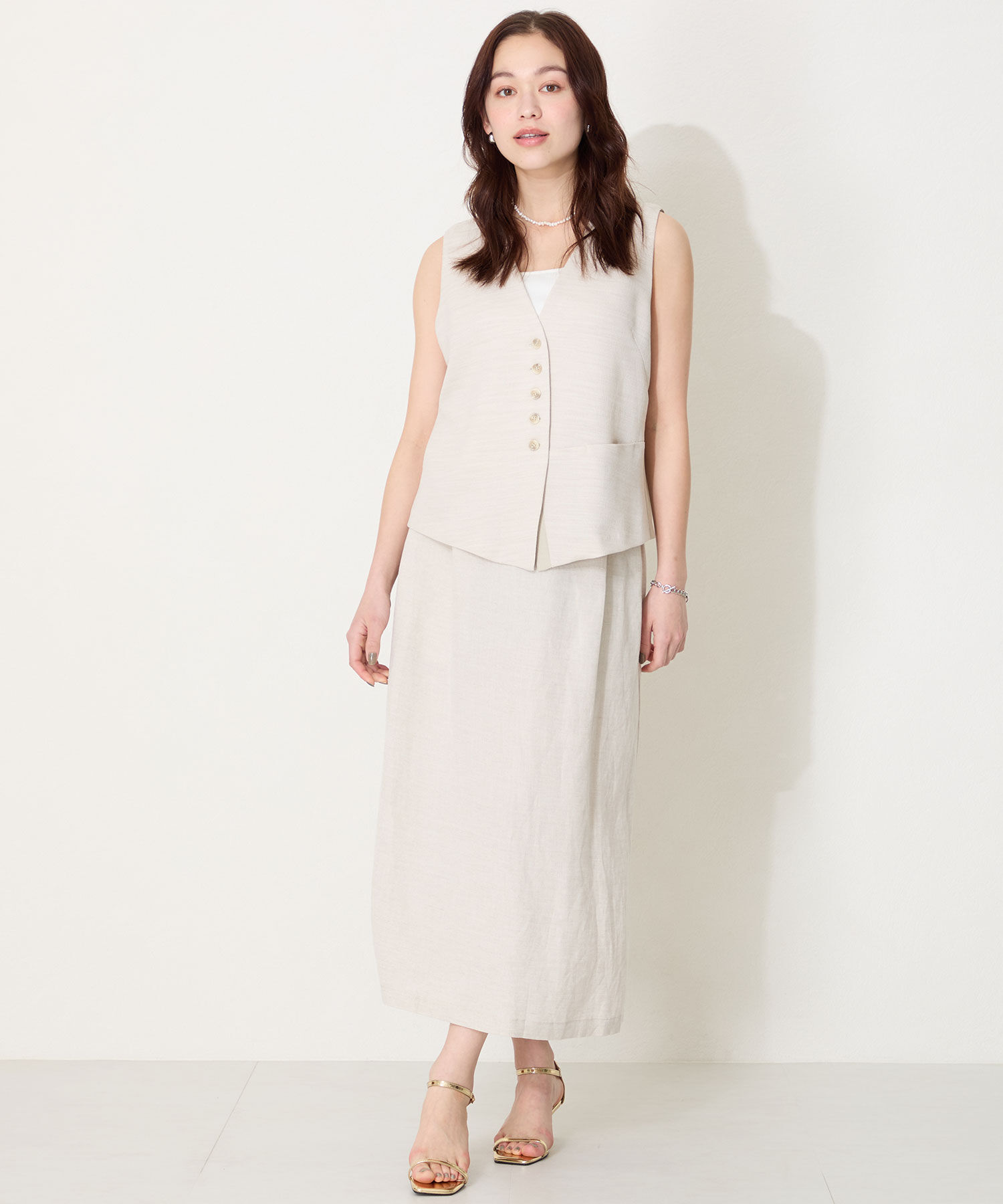 ORiental TRaffic「【WEB限定】ナローストラップヒールサンダル/31292 サンダル 人気 売れてる トレンド ヒール6.5cm」|サンダル|