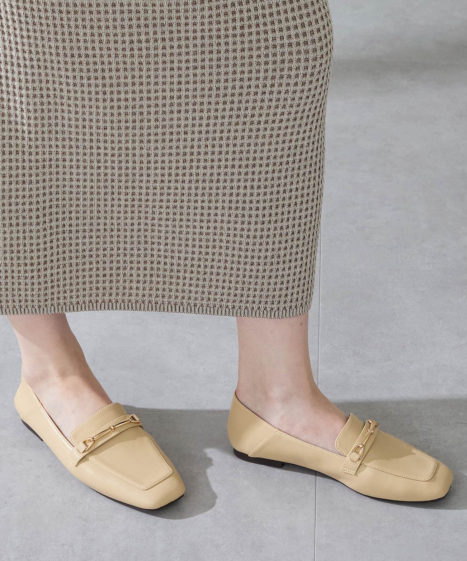 WA Oriental TRaffic「スクエアトゥモチーフバブーシュローファー/52308」|パンプス|