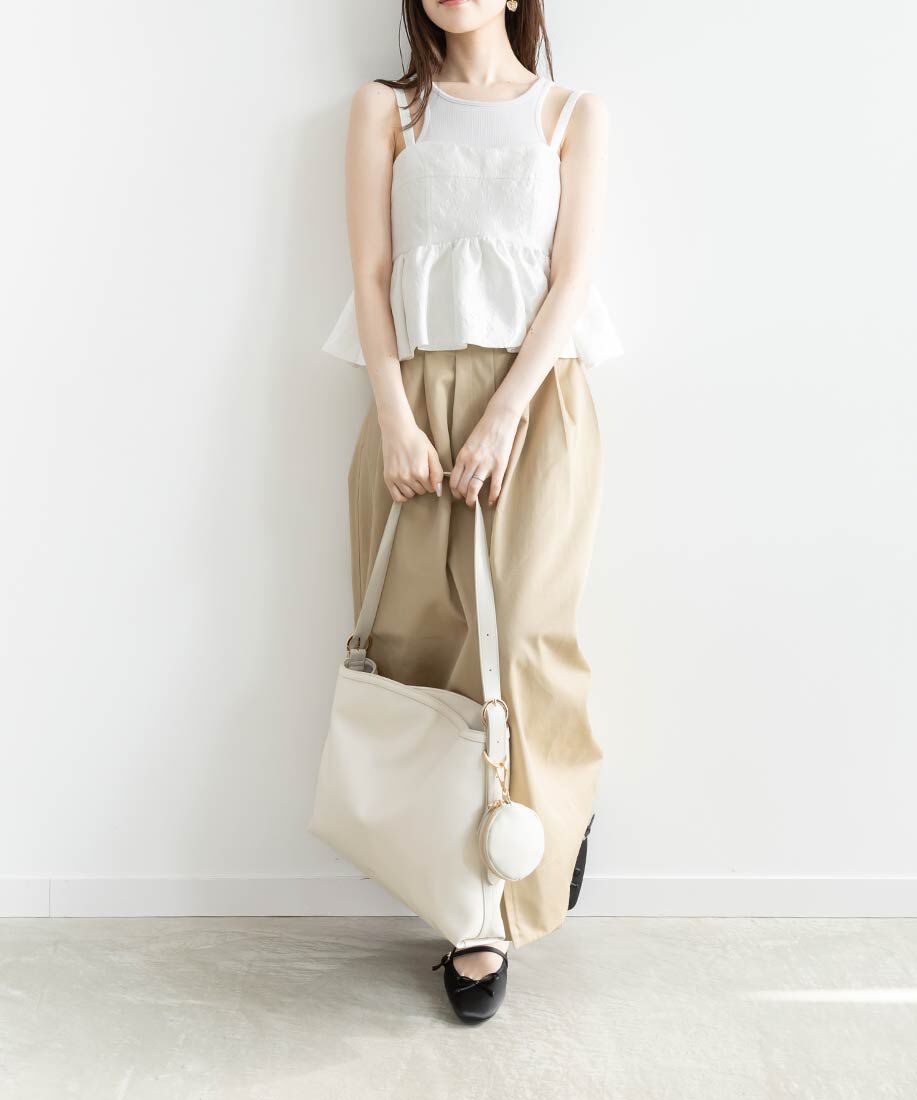  「【A4対応】ミニポーチ付きショルダーバッグ」|ショルダー・メッセンジャー|