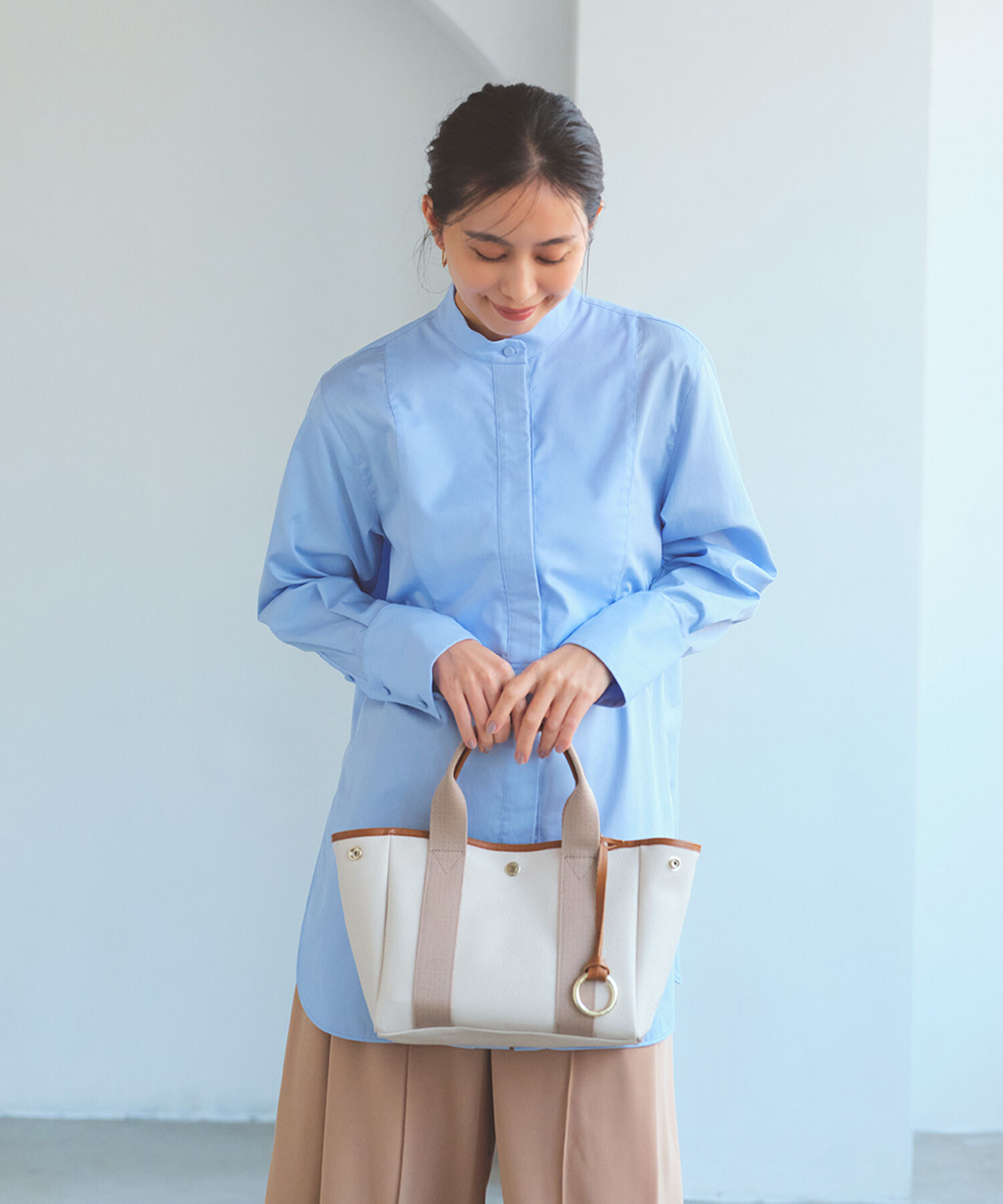 TOPKAPI BREATH「【Breath TOPKAPI】SCOTCH GRAIN スコッチグレイン 2way ミニ トートバッグ チャーム付き　」|トートバッグ|